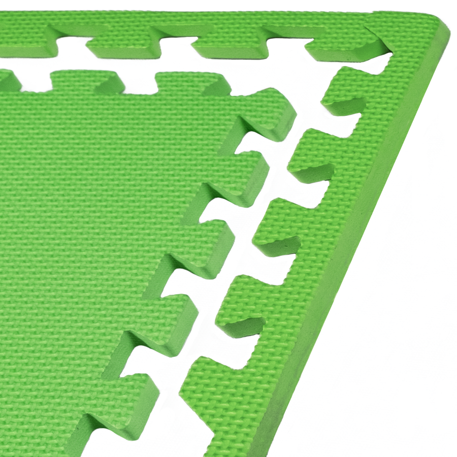 Foam floor puzzle mat 1cm (60x60cm) - Green